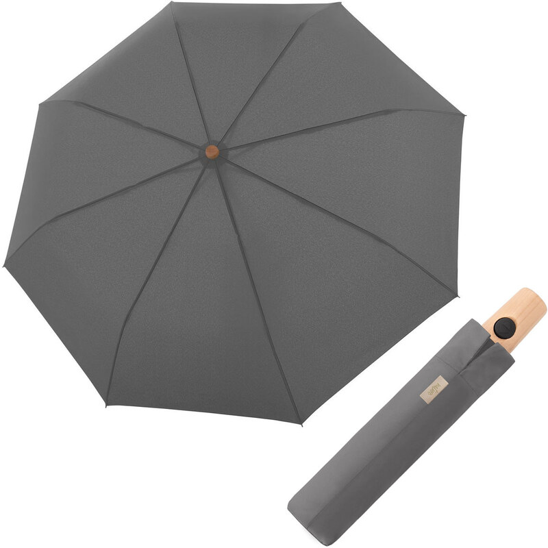 Doppler NATURE Magic - plně-automatický udržitelný deštník černá