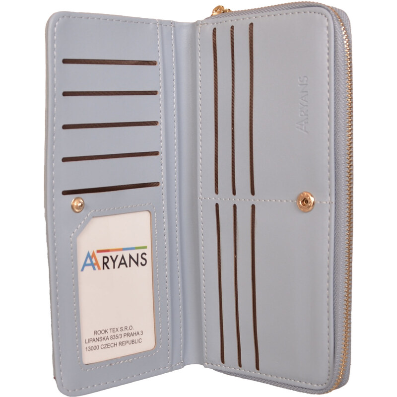 Aaryans Dámská peněženka PT19-1439 světle modrá