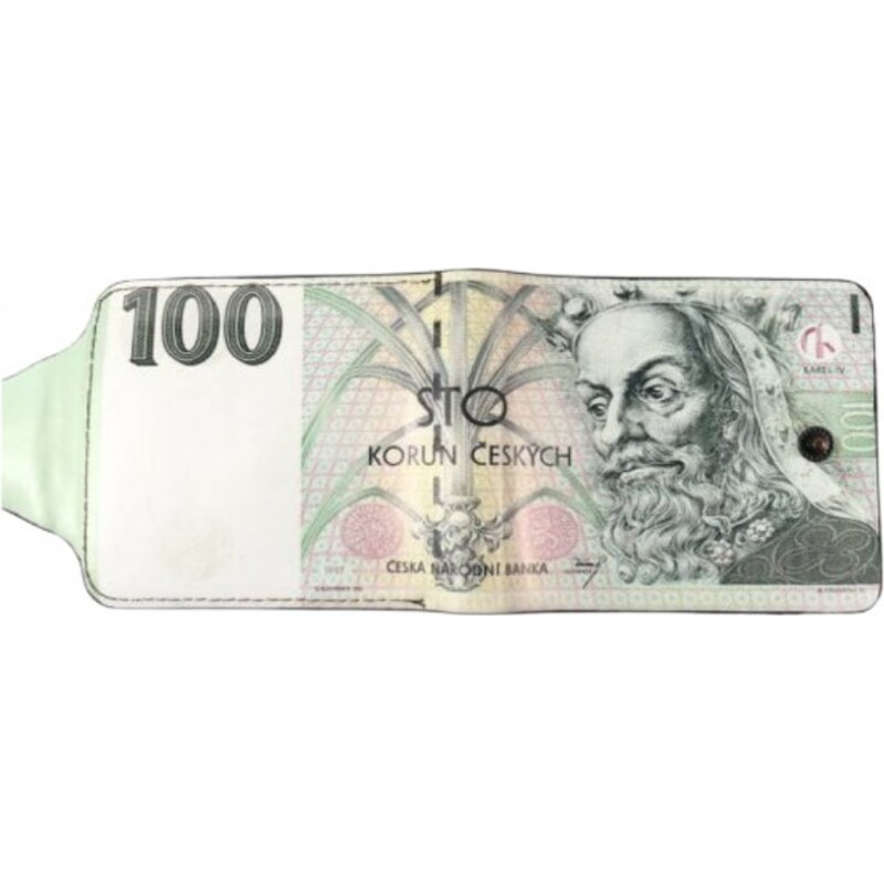 Swifts Peněženka s motivem bankovky 100Kč 702