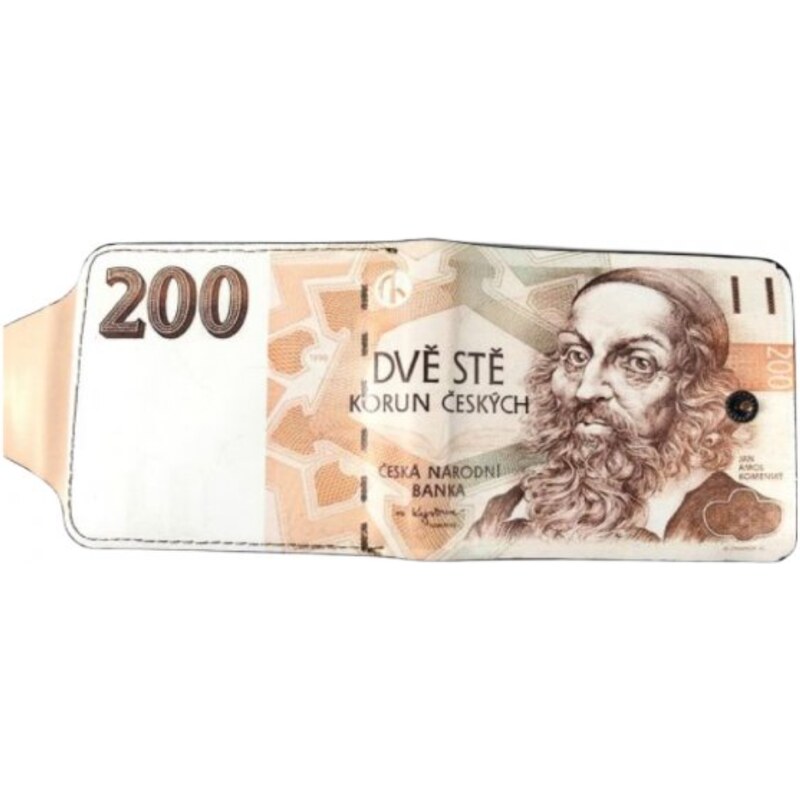 Swifts Peněženka s motivem bankovky 200Kč 705
