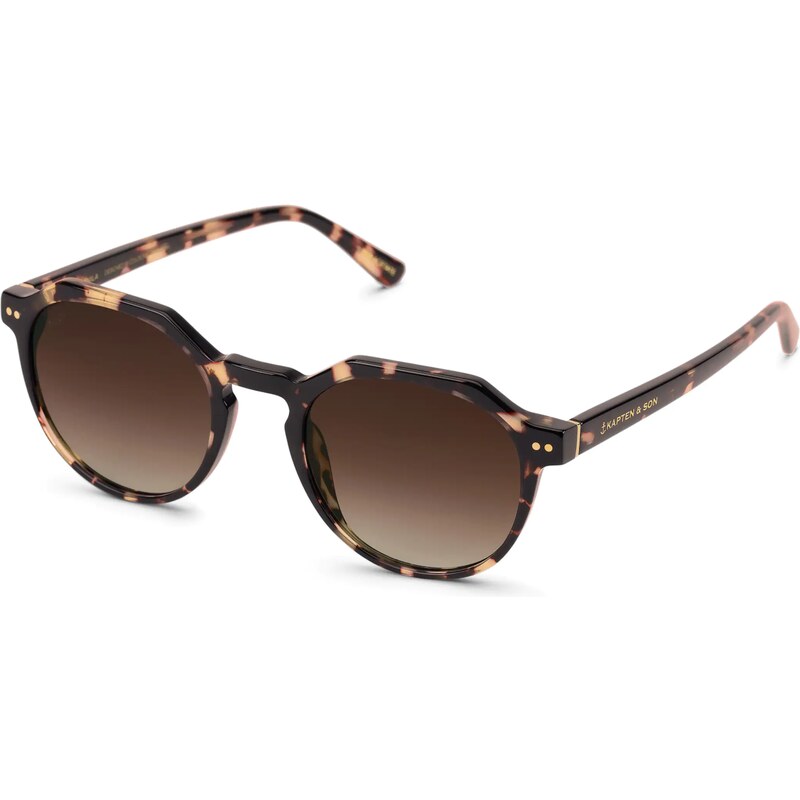 Kapten & Son Sluneční brýle Manila Umber Tortoise Brown béžová /