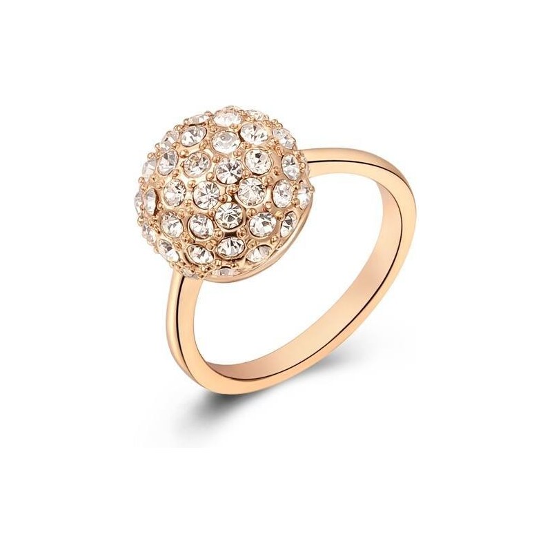 Roxi Romantický dámský prsten s výrazným motivem a krystaly