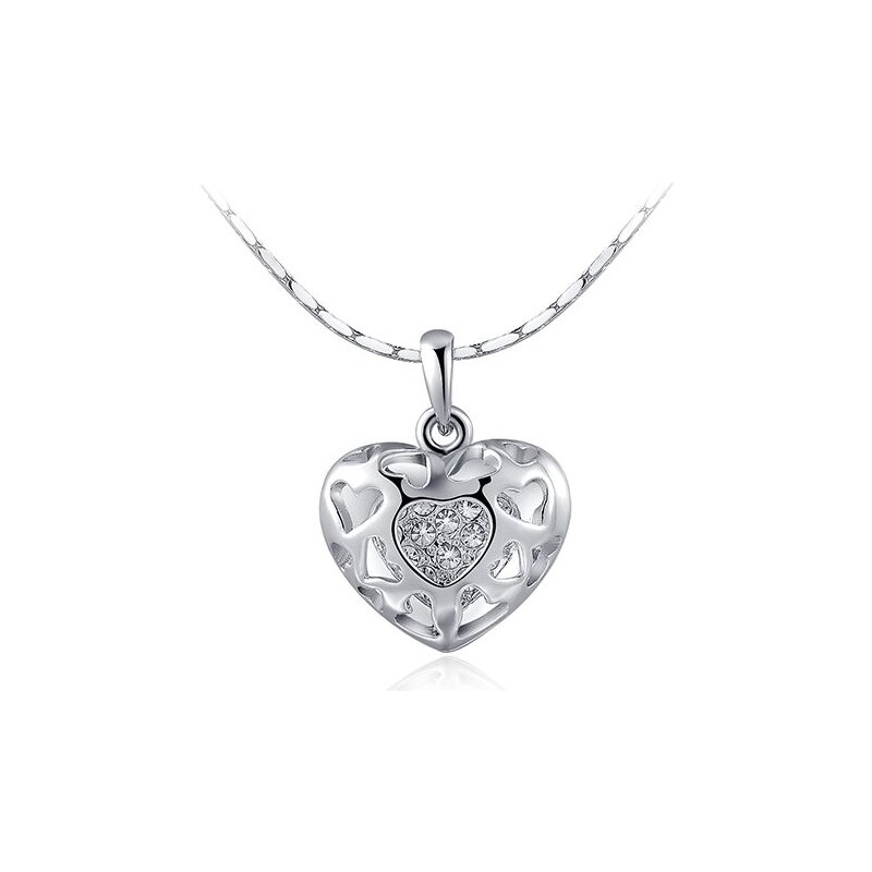 Roxi Něžný dívčí náhrdelník s přívěskem děravého srdce