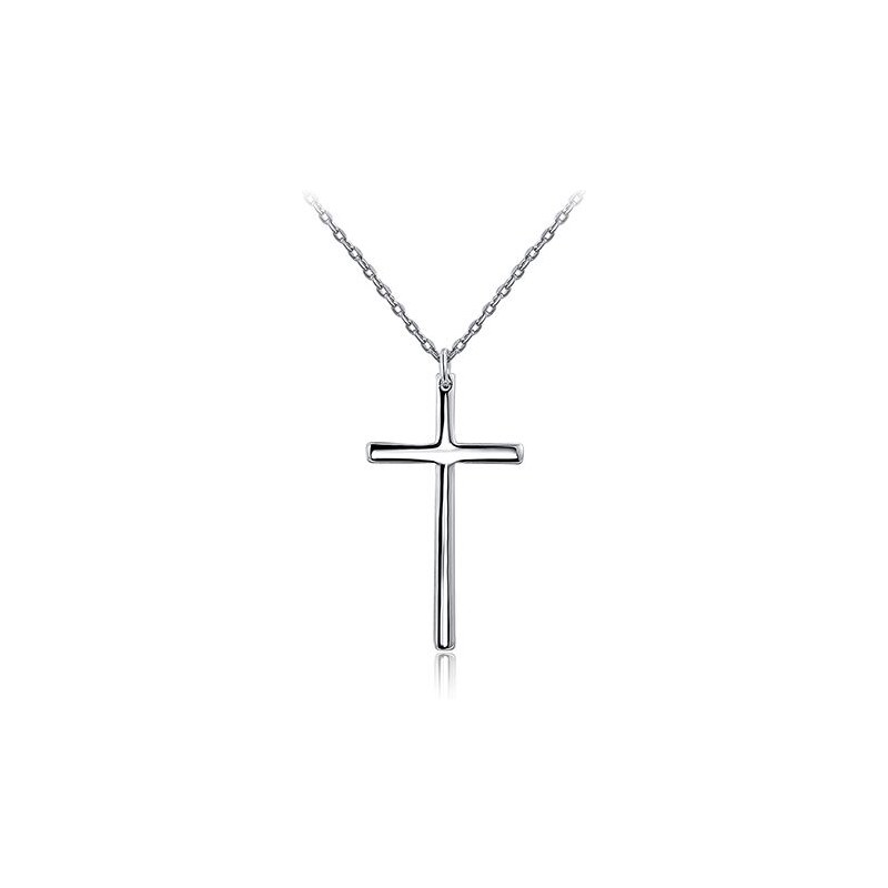 Roxi Vkusný dámský náhrdelník s přívěskem lesklého kříže