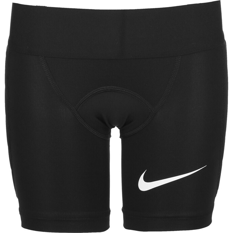 NIKE Sportovní kalhoty černá / bílá