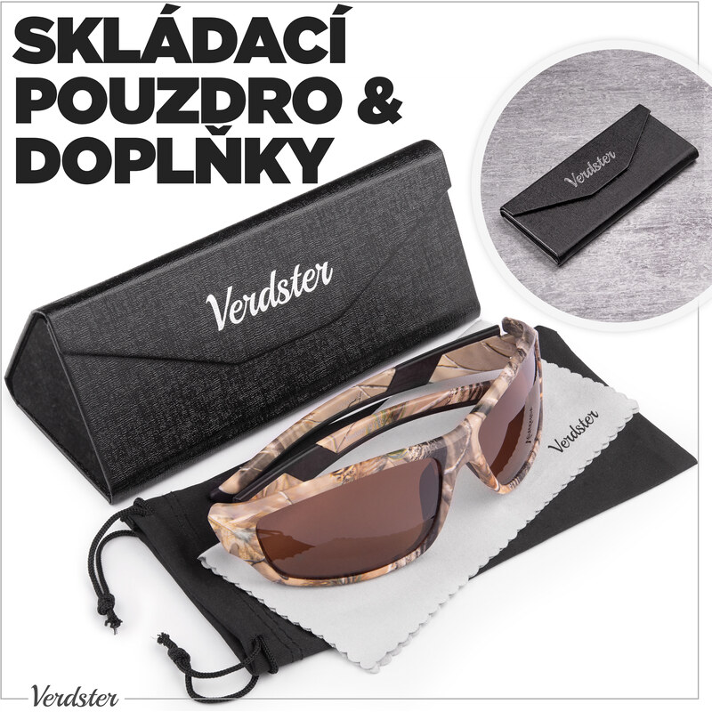 Brýle Verdster Sportovní sluneční brýle Verdster Dakota, maskáčové, C11280