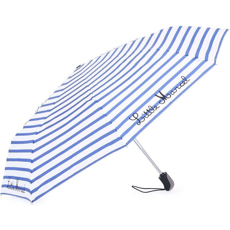 Modro-bílý pruhovaný deštník Little Marcel Paula