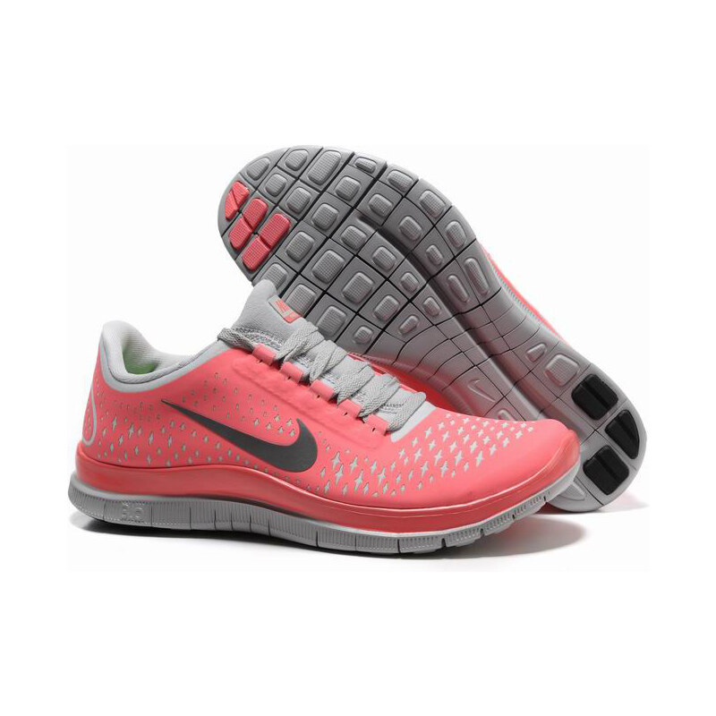 Nike Free Run 3.0 V4 Hot Pink Punch Reflective Silver Pro Platinum