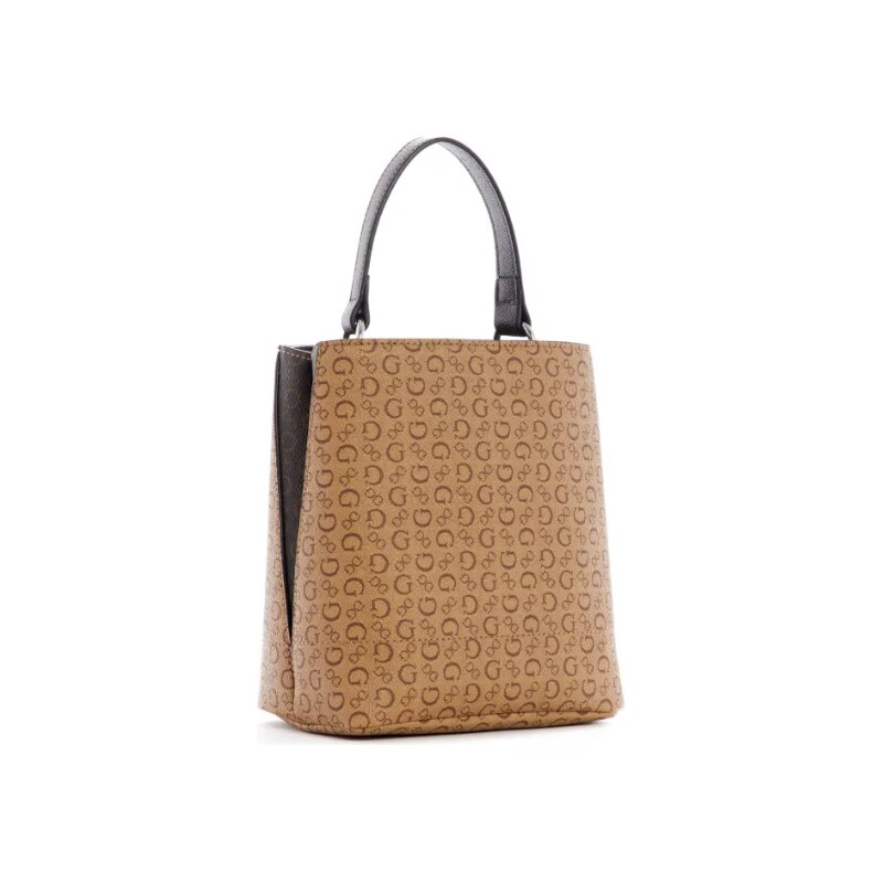GUESS dámská crossbody Deming Bucket Crossbody logová
