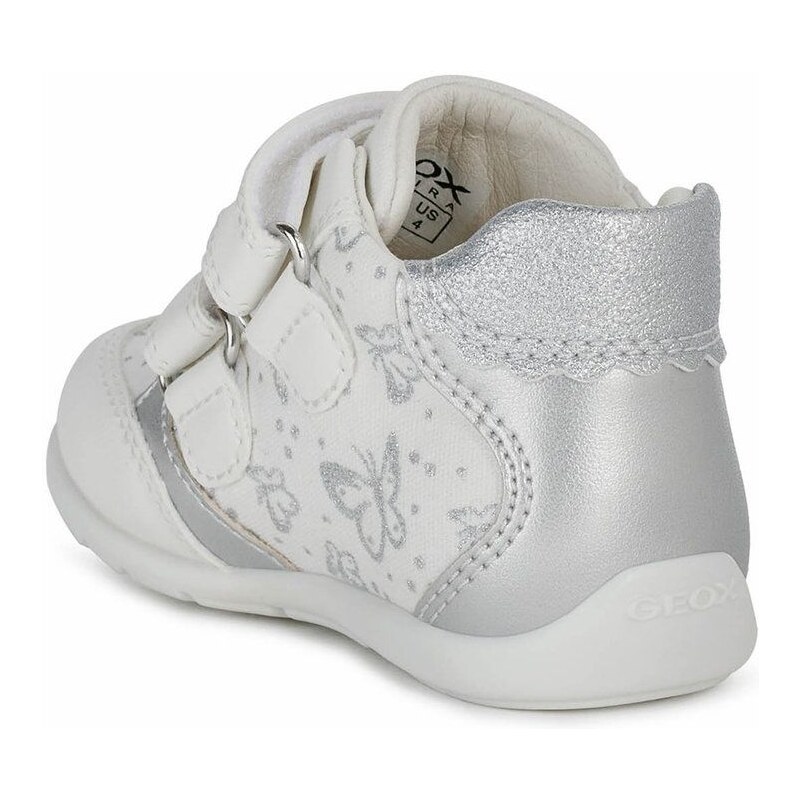 Dětské boty Geox stříbrná barva