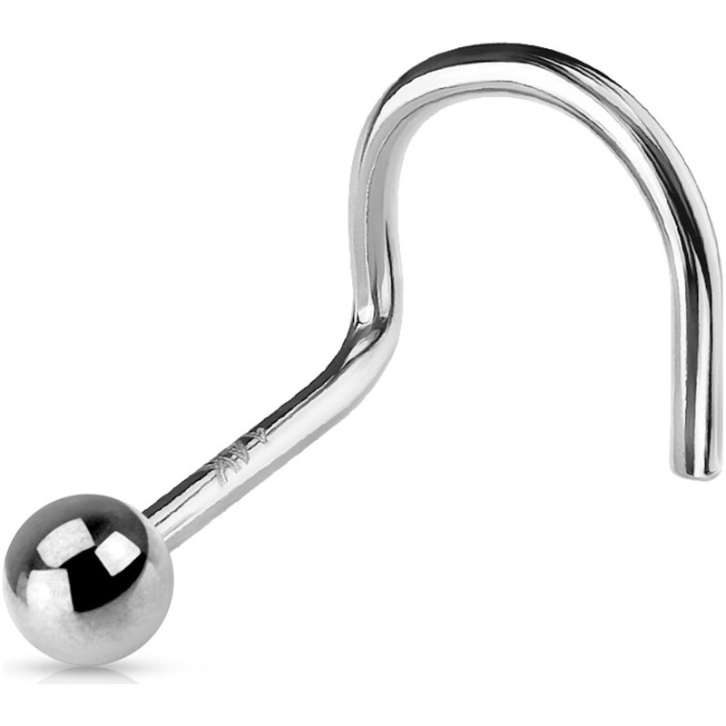 Atreya Zatočená nosovka ze 14 kt zlata 585/1000 s 2 mm velkou kuličkou 69347439