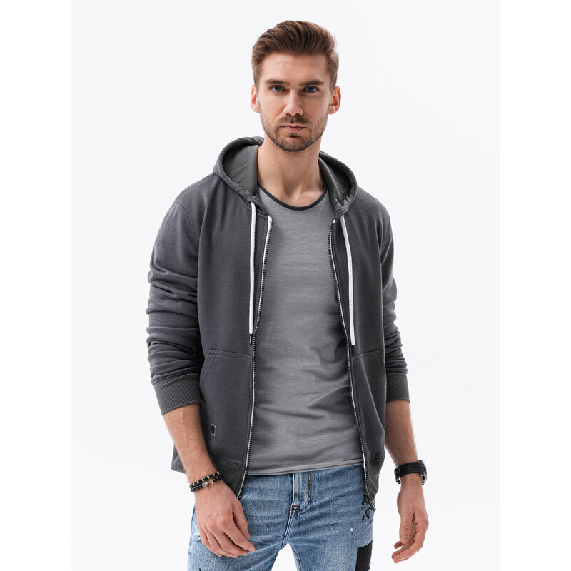 Ombre Clothing Pánská mikina na zip s kapucí - mix 3 pcs Z44