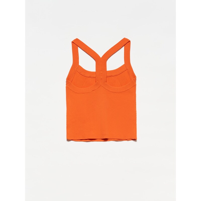 Dilvin Camisole - Orange - Regular fit