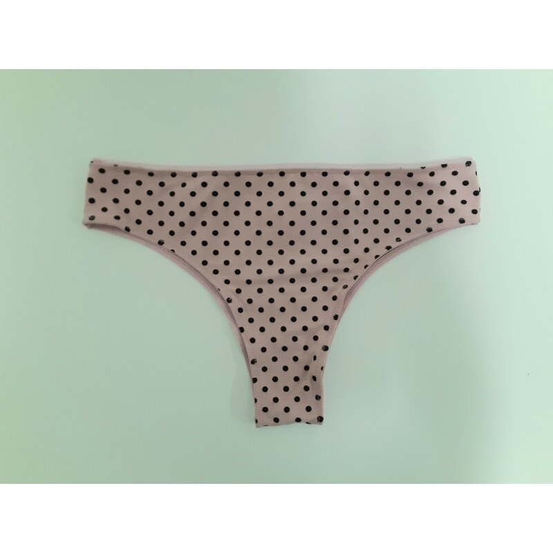 Laura Biagiotti dámské bavlněné brasilské kalhotky puntík 92076 růžové