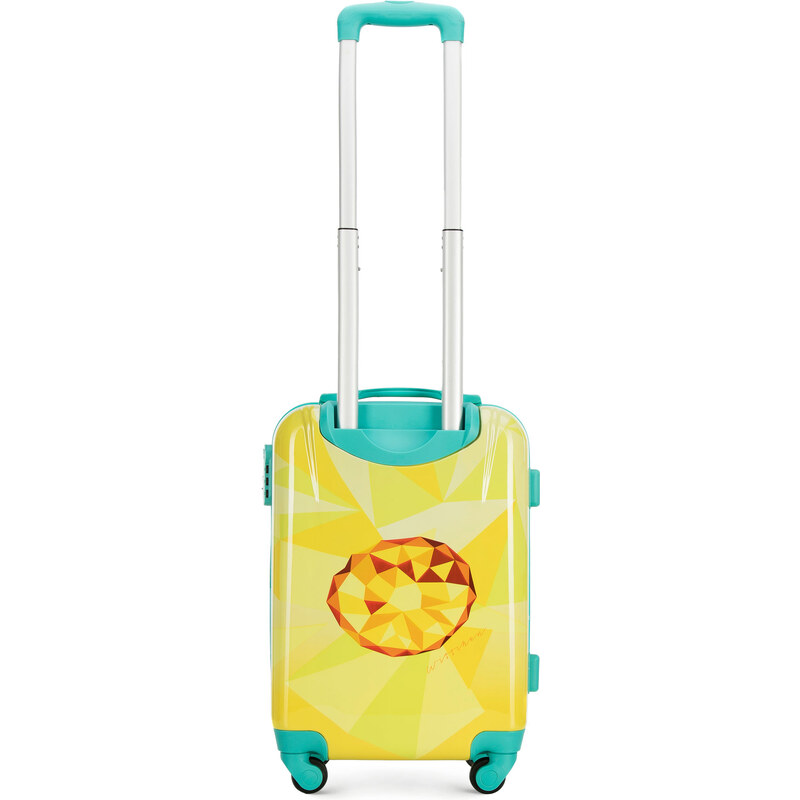 Kabinový cestovní kufr Wittchen, žlutá, ABS