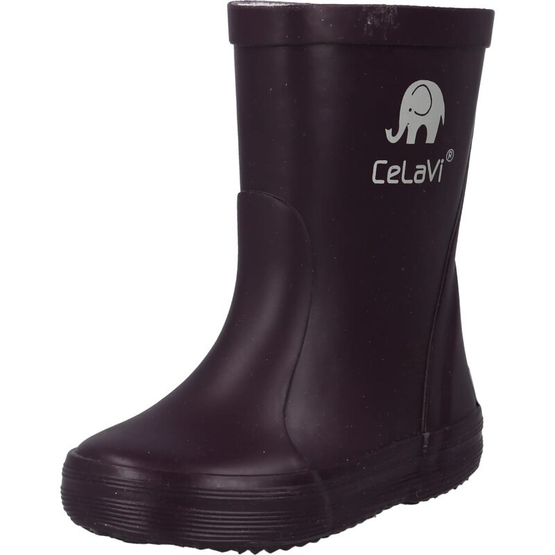 CeLaVi Gumové holínky světle šedá / lilek