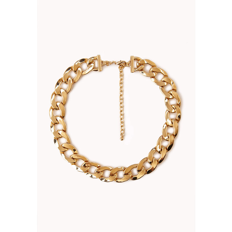 Forever 21 Statement-Making Curb Chain Necklace