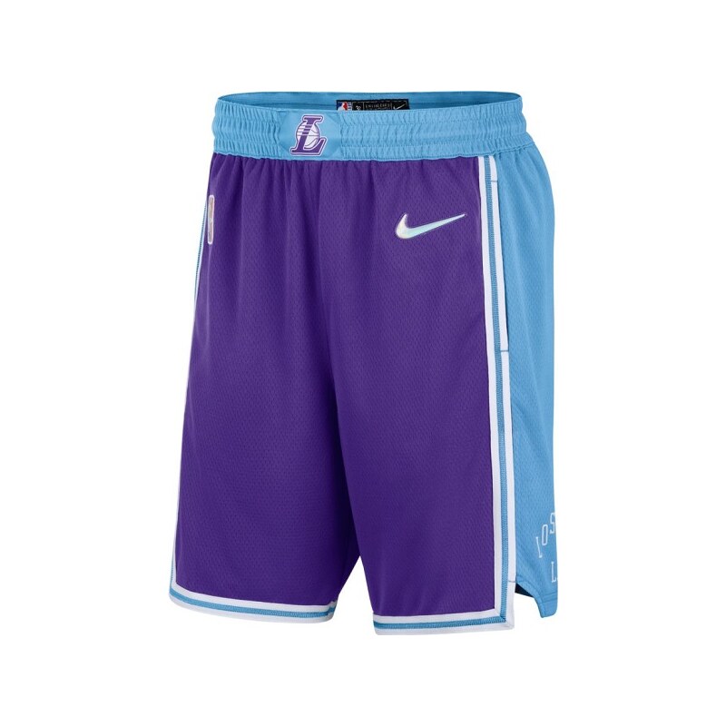 Nike Los Angeles Lakers City Edition Shorts / Modrá, Fialová / M