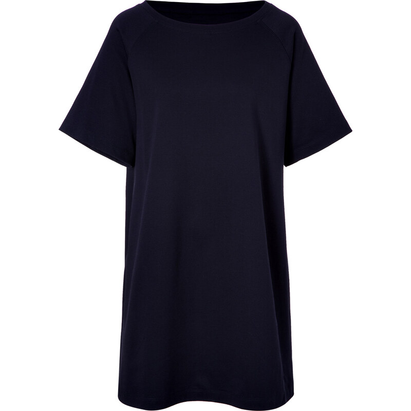 Jil Sander Navy Cotton T-Shirt Dress