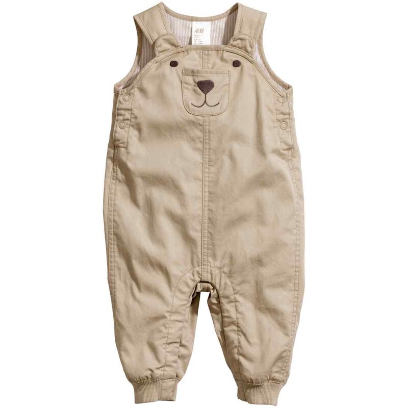 H&M Jersey-lined dungarees