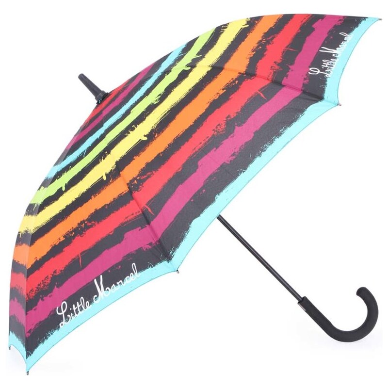 Barevný pruhovaný velký deštník Little Marcel Pamela