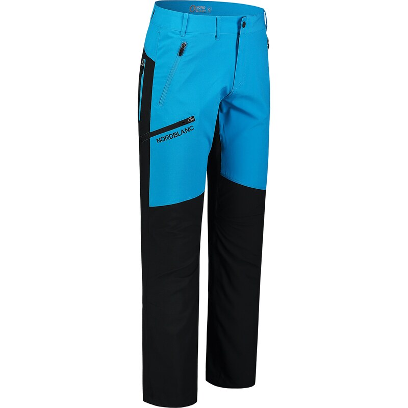 Nordblanc Modré pánské lehké outdoorové kalhoty COMPOUND