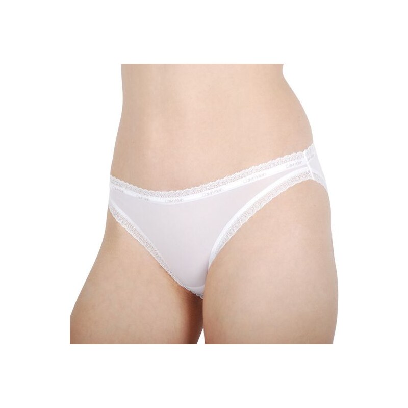 Dámské kalhotky QD3766E 100 bílá - Calvin Klein