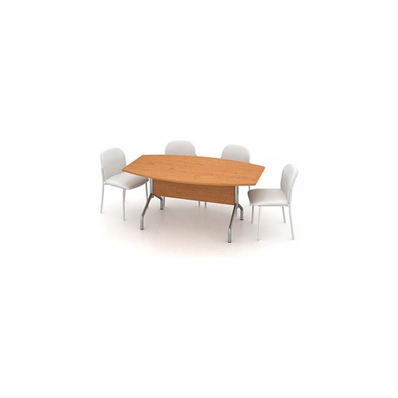 Stůl jednací oválný - kovová podnož