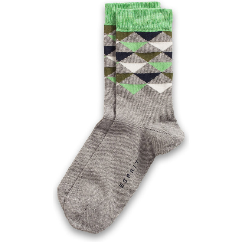 Esprit socks with a geometric pattern