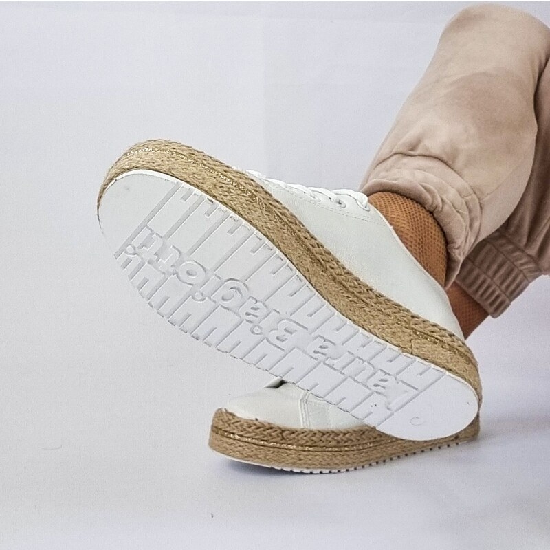 Espadrilky Laura Biagiotti Star White