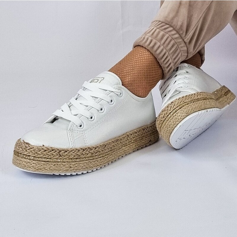 Espadrilky Laura Biagiotti Star White