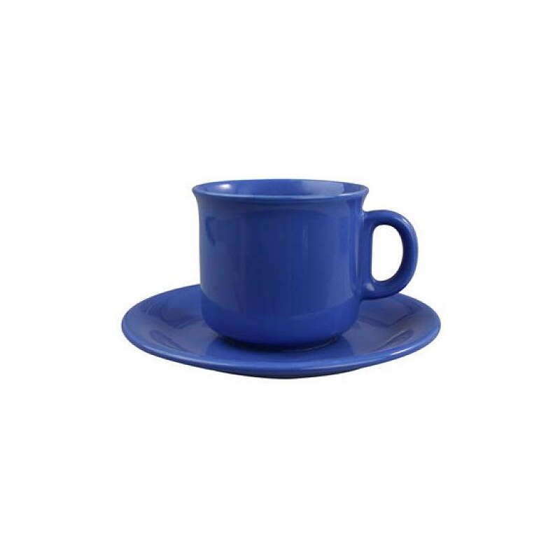 Šálek s podšálkem čaj modrý 230ml