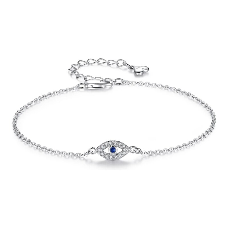 GRACE Silver Jewellery Jemný stříbrný náramek Evil Eye, stříbro 925 69436890