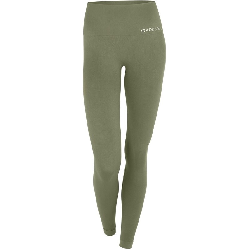 Stark Soul Legíny sportovní s vysokým pasem - khaki 69452082