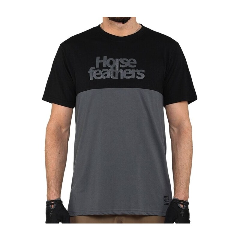 Bike tričko Horsefeathers Fury black/gray
