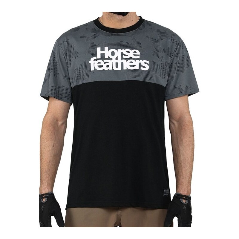 Bike tričko Horsefeathers Fury digital/white
