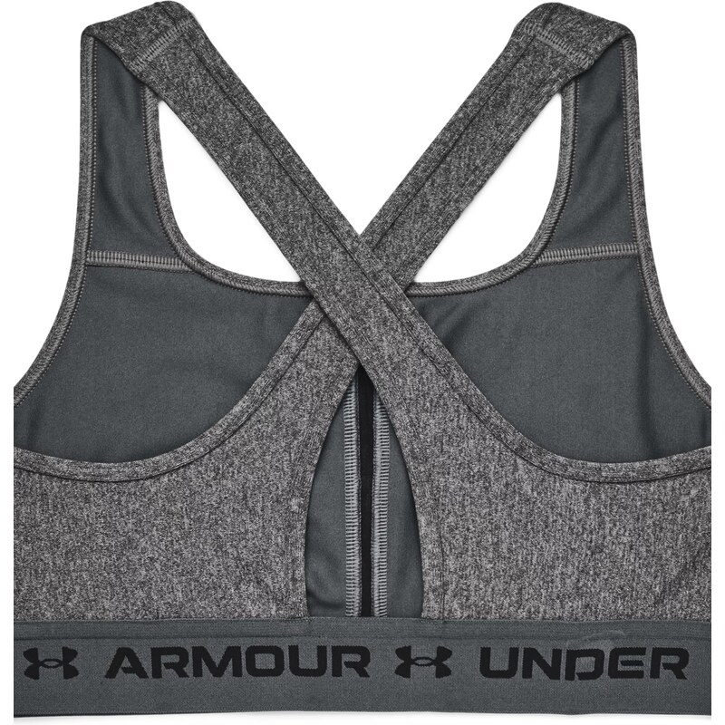 Podprsenka Under Armour UA Crossback Mid Heather Bra 1361036-019