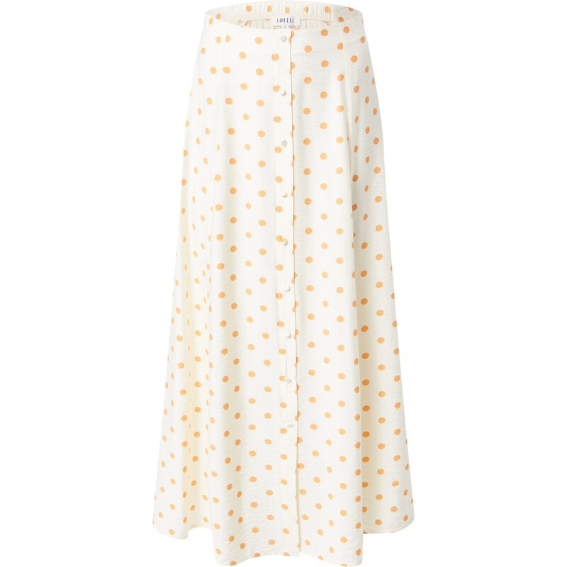 EDITED Sukně Fadila krémová / mandarinkoná
