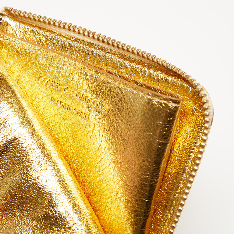 Comme des Garçons Wallets Pánská peněženka Comme des Garçons Gold Line Wallet Gold