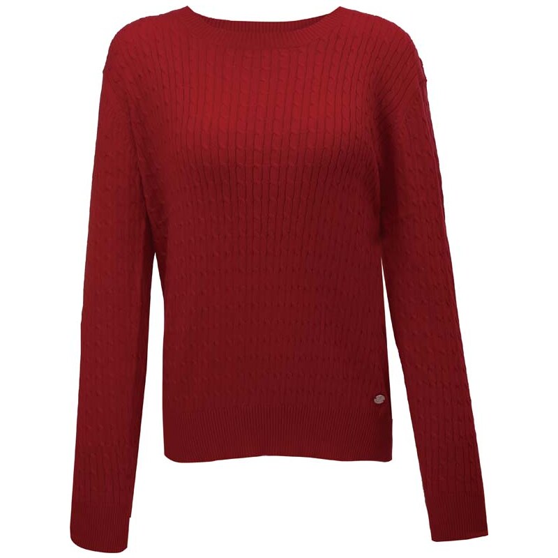 MARINE - Dámský svetr z viskózy, Červená