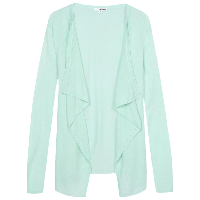 Tally Weijl Mint Green Light Waterfall Cardigan