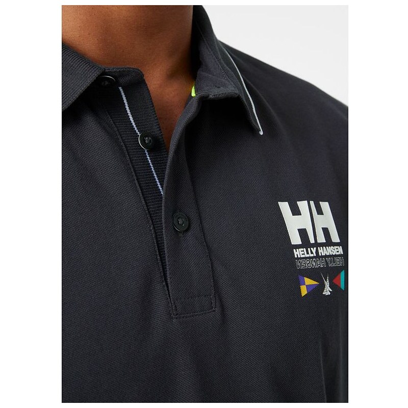 Pánská polokošile HELLY HANSEN SKAGERRAK POLO 980 ebony