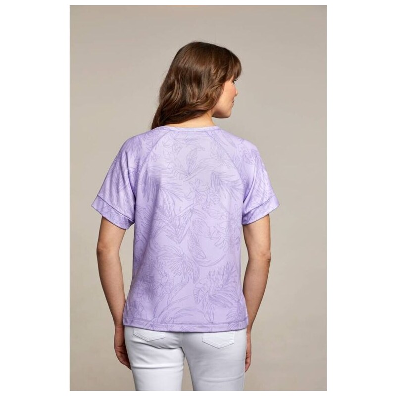 Dámské tričko HAJO D Sweatshirt 701 lavendel