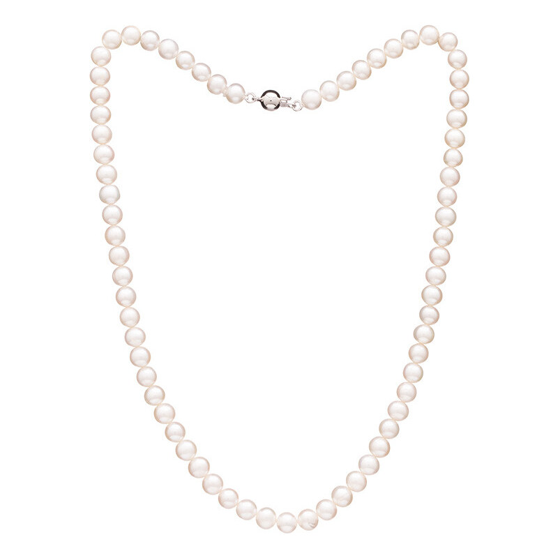 Buka Jewelry Perlový náhrdelník Mutiara mini – bílá