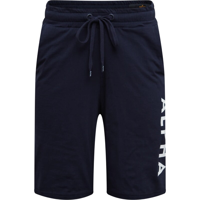 ALPHA INDUSTRIES Kalhoty námořnická modř / bílá 69539578