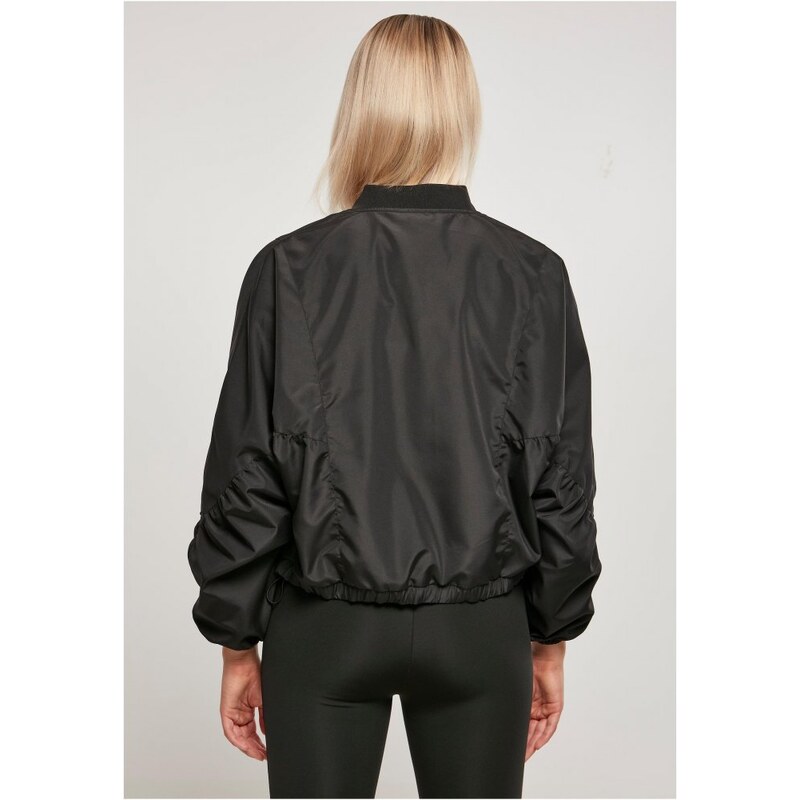 Černá dámská bomber bunda Urban Classics Recycled Batwing