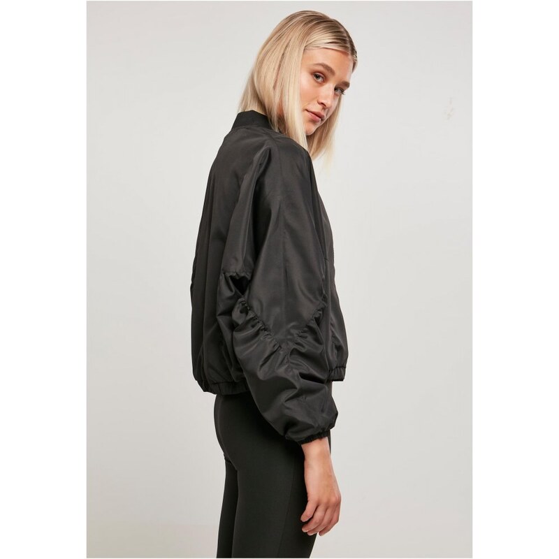 Dámská bomber bunda Urban Classics Recycled Batwing - černá