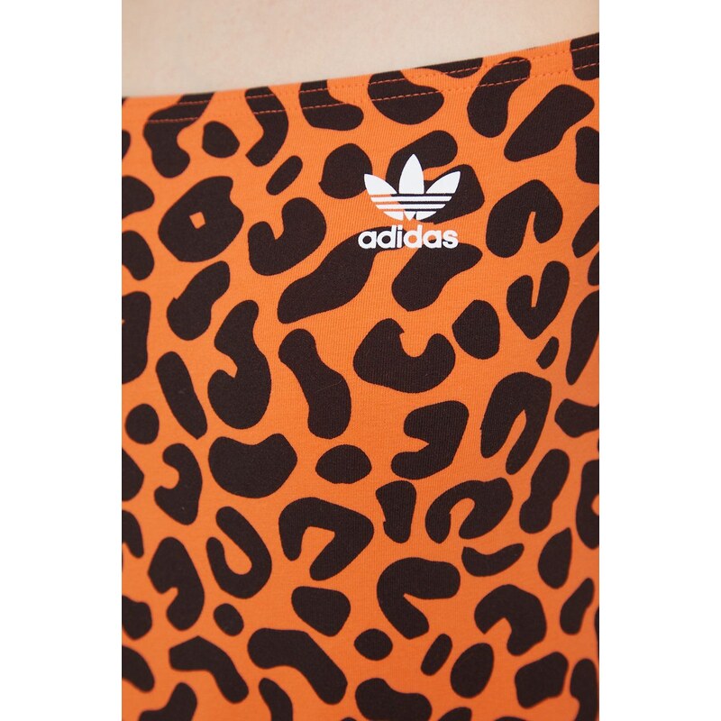 Šaty adidas Originals X Rich Mnisi HC4466 oranžová barva, mini