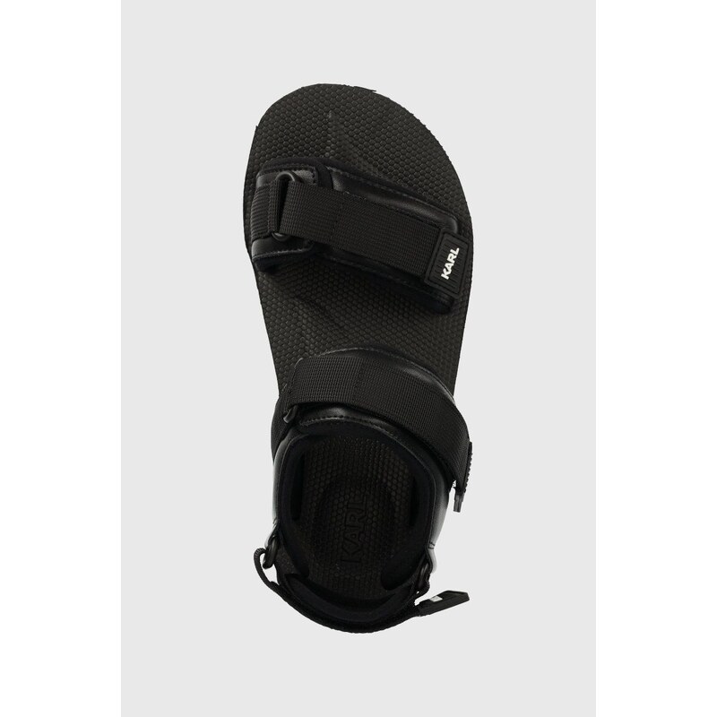 Sandály Karl Lagerfeld Atlantik pánské, černá barva