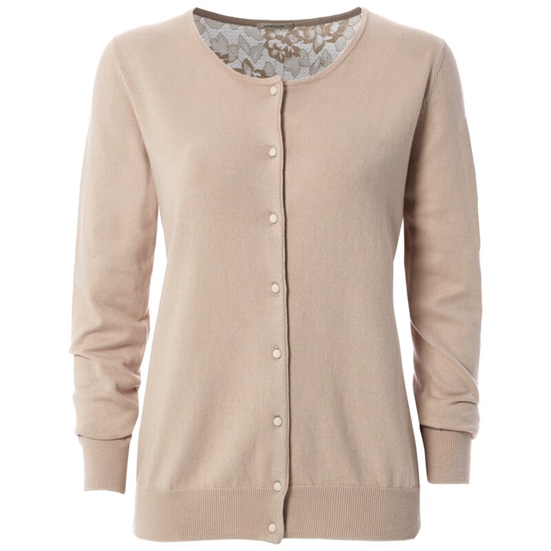 Intimissimi Long-Sleeve Cardigan with Lace Panel